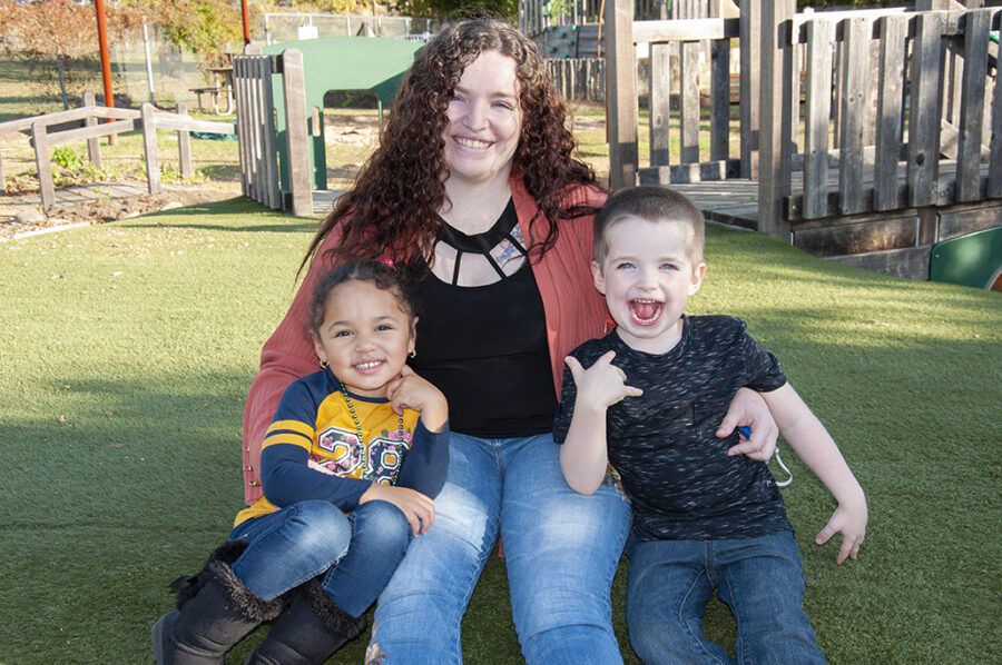 Louanna Eli and Iris in November 2020