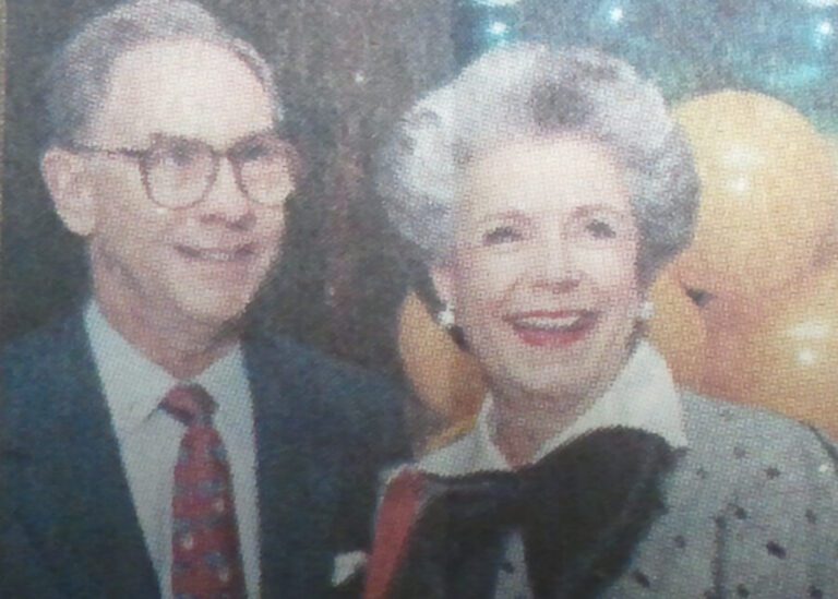 Photo of Doris and Lawrence Budner almost 35 years ago