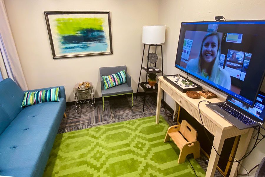 On-site therapy room offers behavioral health services